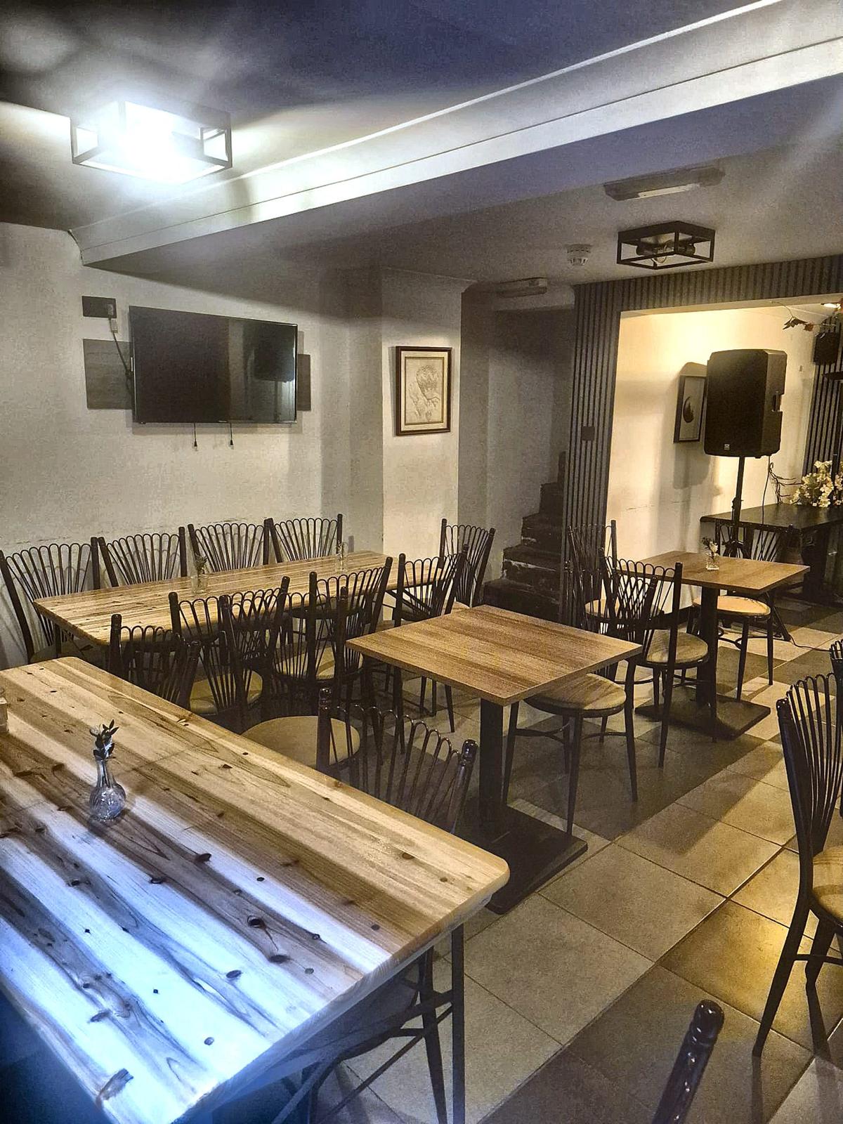 Private dining setup at De Honourables